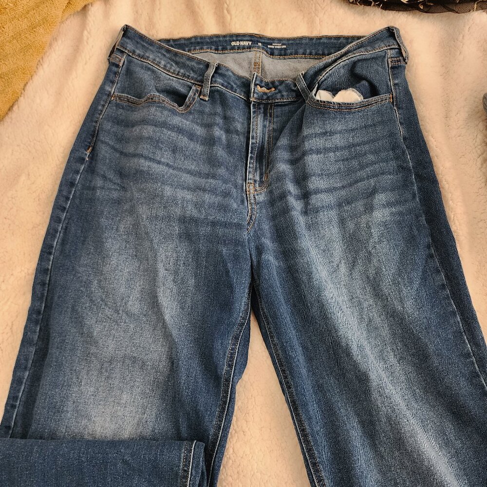 Old Navy High Rise Wow Wide Leg Jeans
